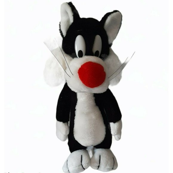 Vintage SYLVESTER the CAT Stuffed Animal Plush 11 WB Toy Looney Tunes - Picture 1 of 10